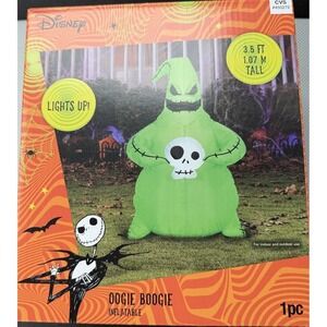 Disney Inflatable Oogie Boogie Nightmare Before Christmas Halloween 3.5ft NEW